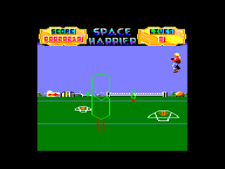 Space Harrier screenshot 2 for Amstrad CPC